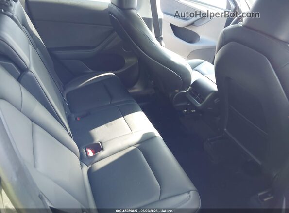 7SAYGDEE9PA032855 2023 TESLA MODEL Y Blue Widok naklejki z numerem VIN