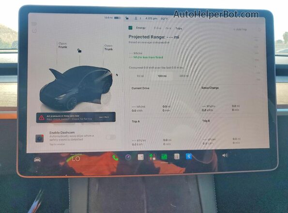 7SAYGDEE9PA109949 2023 TESLA MODEL Черный Вид щитка приборов