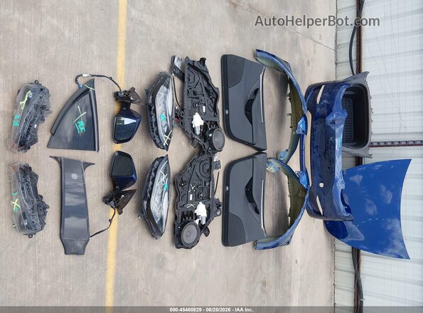 7SAYGDEE9PA129795 2023 TESLA MODEL Y Dark Blue Вид панелі приладів