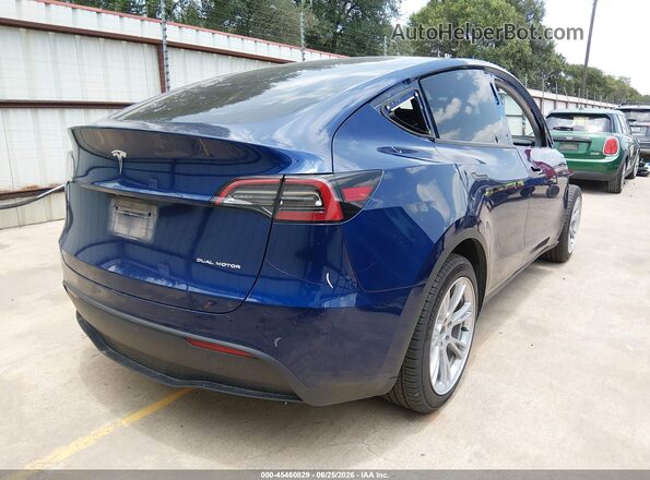 7SAYGDEE9PA129795 2023 TESLA MODEL Y Dark Blue Задня права чверть