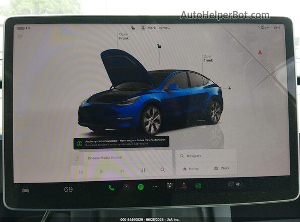7SAYGDEE9PA129795 2023 TESLA MODEL Y Dark Blue 