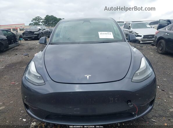 7SAYGDEE9PF710555 2023 TESLA MODEL Y Gray Widok zestawu wskaźników