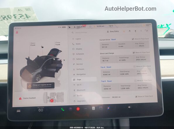 7SAYGDEE9PF710555 2023 TESLA MODEL Y Gray 