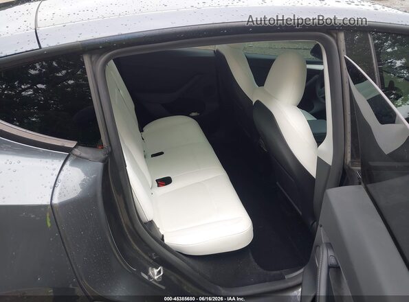 7SAYGDEE9PF795994 2023 TESLA MODEL Y Gray Вид наклейки з VIN-кодом