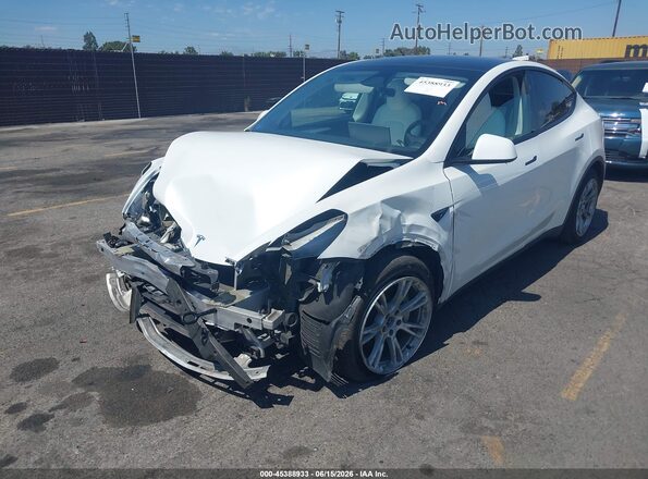 7SAYGDEE9PF797597 2023 TESLA MODEL Y Белый Передняя левая четверть