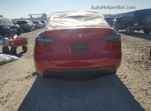 7SAYGDEE9PF811272 2023 TESLA MODEL Red უკანა ხედი