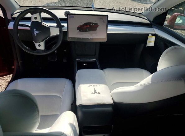 7SAYGDEE9PF811272 2023 TESLA MODEL Red წინა პანელის ხედი