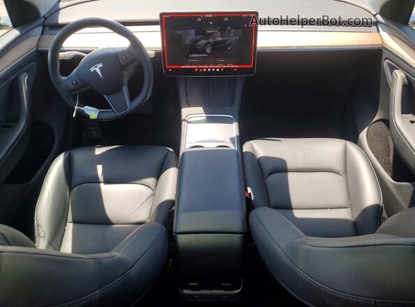 7SAYGDEE9RA253620 2024 TESLA MODEL Gray Widok deski rozdzielczej