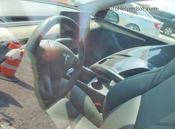 7SAYGDEE9RA275956 2024 TESLA MODEL Blue Вид панелі приладів