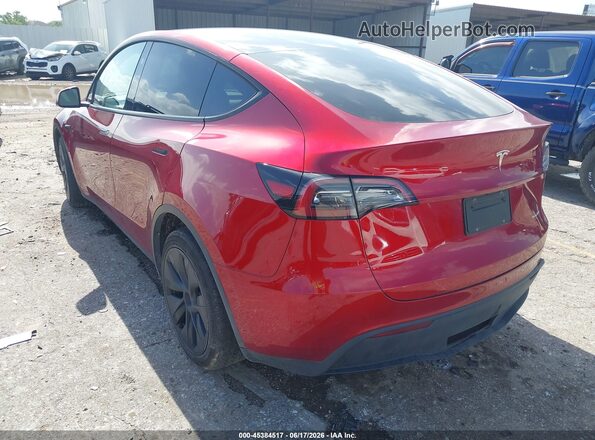 7SAYGDEE9RA325612 2024 TESLA MODEL Y Красный Задняя левая четверть