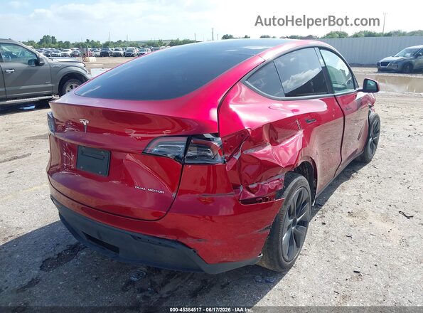 7SAYGDEE9RA325612 2024 TESLA MODEL Y Красный Задняя правая четверть