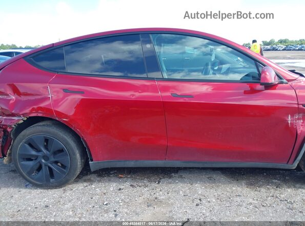 7SAYGDEE9RA325612 2024 TESLA MODEL Y Красный Вид щитка приборов