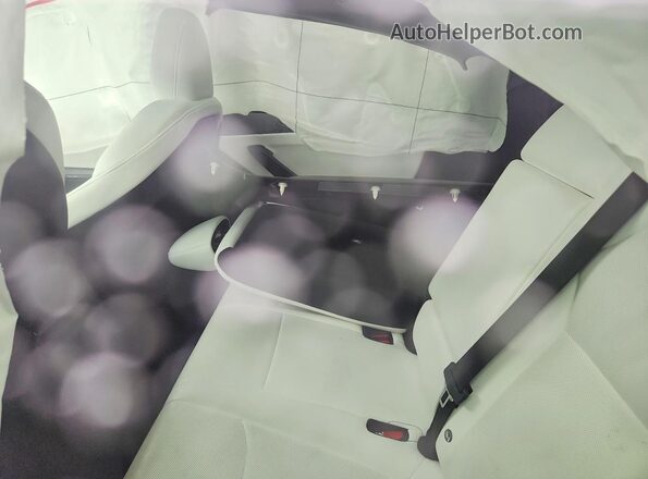 7SAYGDEE9TF368325 2026 TESLA MODEL Blue უკანა სავარძლების ხედი