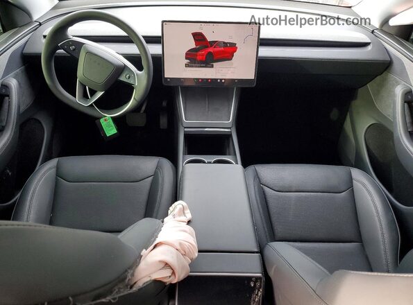 7SAYGDEE9TF402943 2026 TESLA MODEL Black Vista del salpicadero