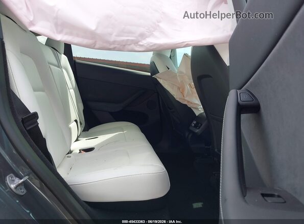 7SAYGDEEXPA098203 2023 TESLA MODEL Y Gray Вид наклейки з VIN-кодом