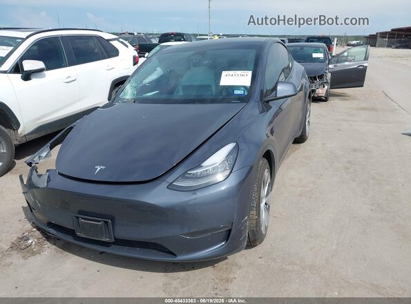 7SAYGDEEXPA098203 2023 TESLA MODEL Y Gray Передня ліва чверть