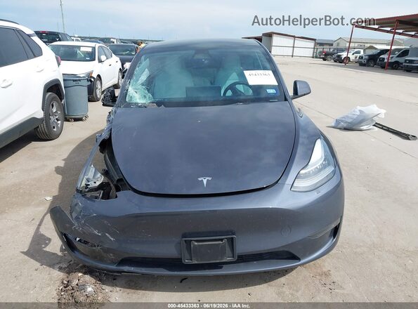 7SAYGDEEXPA098203 2023 TESLA MODEL Y Gray Вид щитка приладів