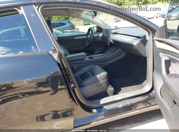 7SAYGDEEXPA109300 2023 TESLA MODEL Y Черный Вид салона спереди