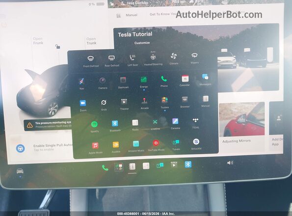 7SAYGDEEXPA109300 2023 TESLA MODEL Y Черный 