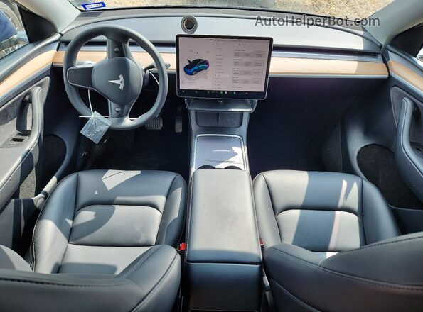 7SAYGDEEXPA136867 2023 TESLA MODEL Blue Vista del salpicadero