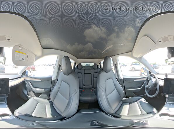 7SAYGDEEXPA136867 2023 TESLA MODEL Blue Vista de la etiqueta del VIN