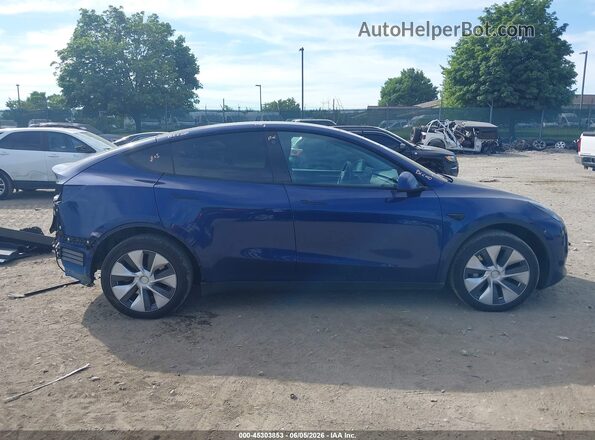 7SAYGDEEXPF702271 2023 TESLA MODEL Y Dark Blue Вид щитка приладів