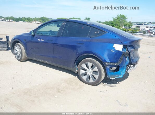 7SAYGDEEXPF702271 2023 TESLA MODEL Y Dark Blue Задня ліва чверть