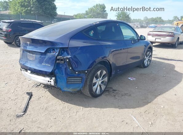 7SAYGDEEXPF702271 2023 TESLA MODEL Y Dark Blue Задня права чверть