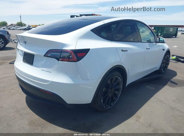 7SAYGDEEXPF791033 2023 TESLA MODEL Y Белый Задняя правая четверть