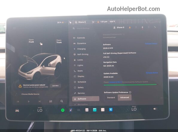 7SAYGDEEXPF791033 2023 TESLA MODEL Y Белый 