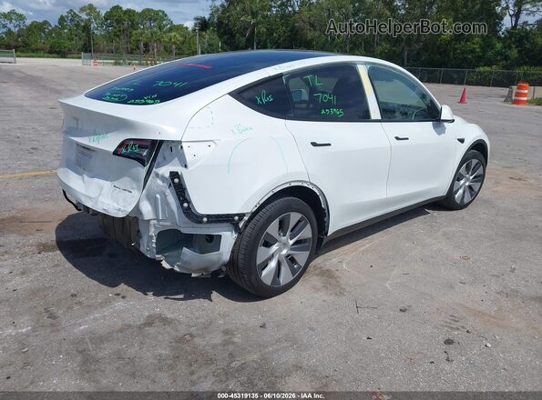 7SAYGDEEXRA253965 2024 TESLA MODEL Y White Հետևի աջ