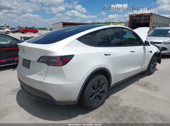 7SAYGDEEXSA353134 2025 TESLA MODEL Y Белый Задняя правая четверть