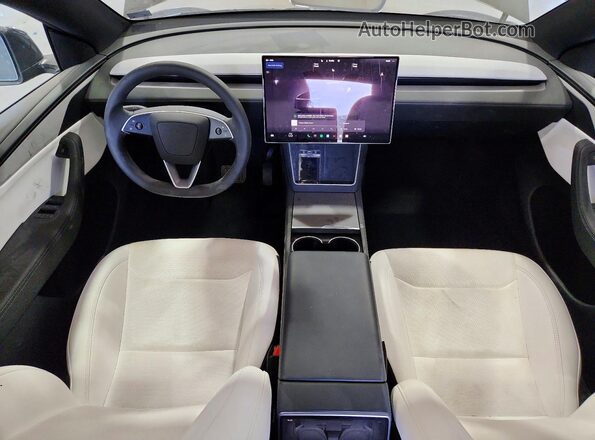 7SAYGDEEXTA634450 2026 TESLA MODEL Charcoal Առջևի վահանակի տեսք