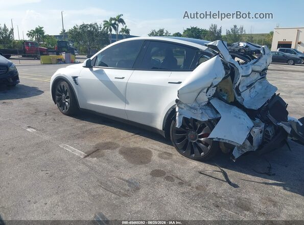 7SAYGDEF0NF323690 2022 TESLA MODEL Y White უკანა მარცხენა