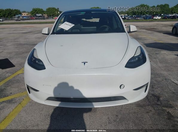 7SAYGDEF0NF323690 2022 TESLA MODEL Y White ხელსაწყოთა პანელის ხედი