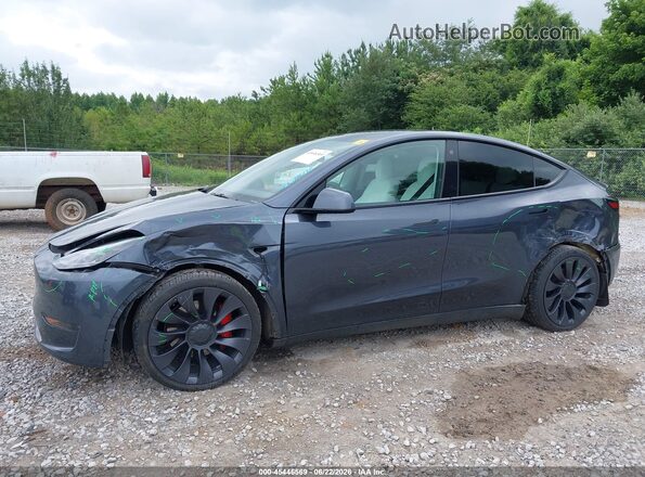 7SAYGDEF0NF381976 2022 TESLA MODEL Y Gray Вид спереду