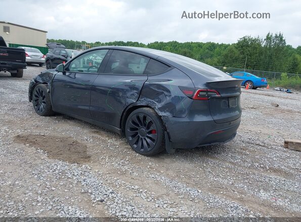 7SAYGDEF0NF381976 2022 TESLA MODEL Y Gray Задня ліва чверть