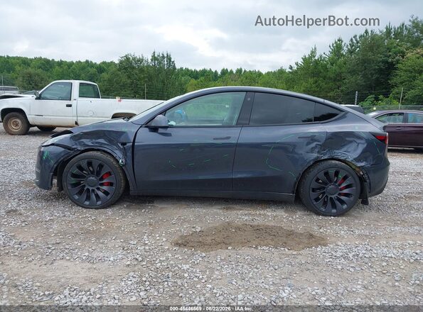 7SAYGDEF0NF381976 2022 TESLA MODEL Y Gray Панорамний вид салону 360°