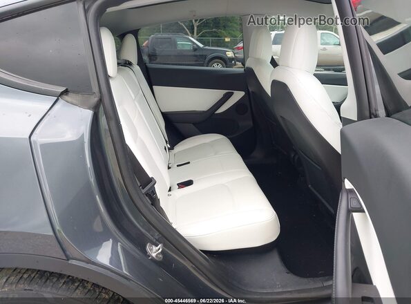 7SAYGDEF0NF381976 2022 TESLA MODEL Y Gray Вид наклейки з VIN-кодом