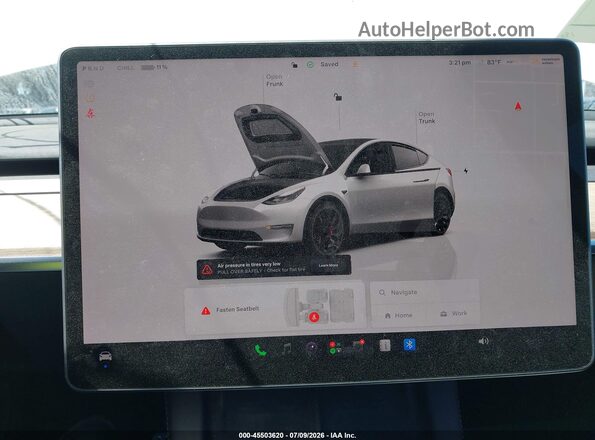 7SAYGDEF0NF555464 2022 TESLA MODEL Y White 