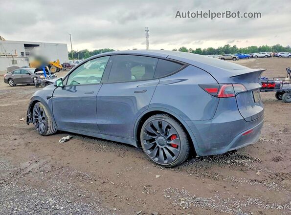 7SAYGDEF0PF711991 2023 TESLA MODEL Gray Rear left