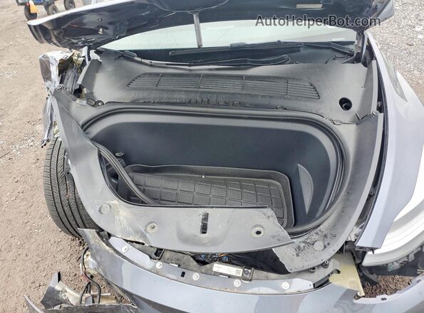 7SAYGDEF0PF711991 2023 TESLA MODEL Gray Rear interior view