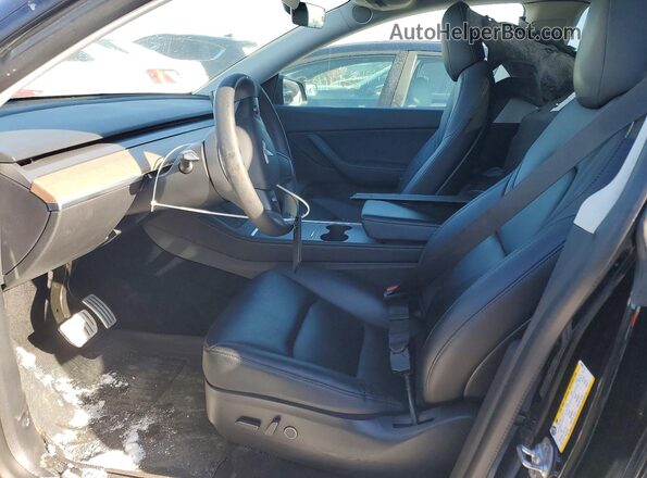 7SAYGDEF1NF326906 2022 TESLA MODEL Black Front interior view