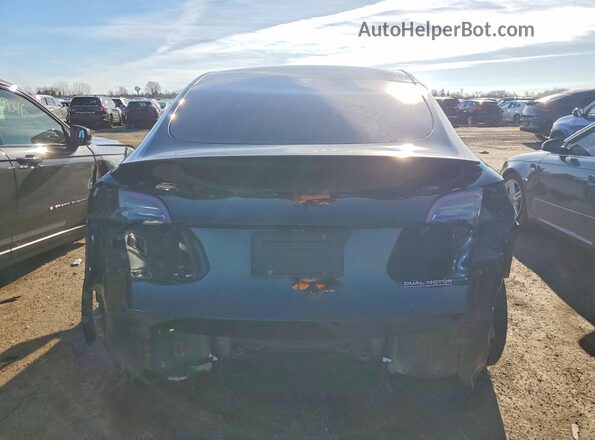 7SAYGDEF1NF326906 2022 TESLA MODEL Black Rear view