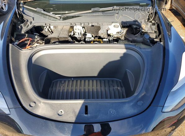 7SAYGDEF1NF326906 2022 TESLA MODEL Black Rear interior view