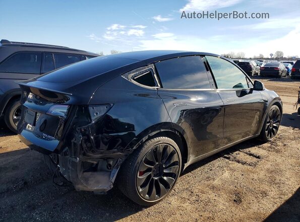7SAYGDEF1NF326906 2022 TESLA MODEL Black Rear right