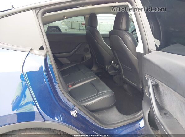 7SAYGDEF1NF378133 2022 TESLA MODEL Y Синий Вид наклейки с VIN-кодом