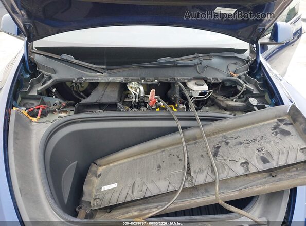 7SAYGDEF1NF378133 2022 TESLA MODEL Y Синий Вид сзади