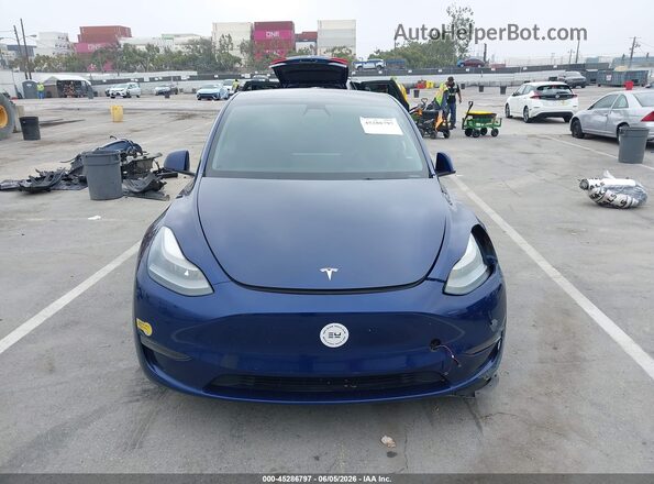 7SAYGDEF1NF378133 2022 TESLA MODEL Y Синий Вид щитка приборов