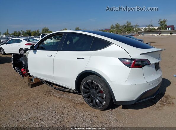 7SAYGDEF2NF346369 2022 TESLA MODEL Y White Հետևի ձախ